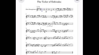 AkunoP The Tailor of Enbizaka  Alto Sax sheet music [upl. by Nnaeirb]