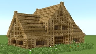 MINECRAFT How to build 6room wooden house [upl. by Herrera736]