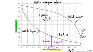 Binary Phase Diagram Txy and xy [upl. by Gnilhsa]