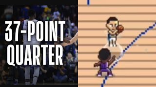 Klay thompson 37 points in 1 quarter [upl. by Celestia120]