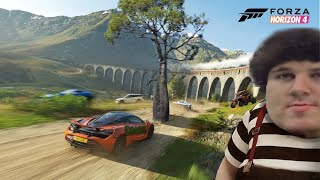 Drachenlord fährt gegen jeden Baum in Forza Horizon 4 [upl. by Neeroc4]