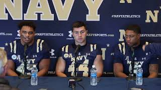 Navy Football Postgame News Conference Tulane [upl. by Buckley]