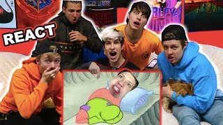 REACTING TO FUNNY VIDEO MEMES OF US W ROOMMATES [upl. by Namlaz681]