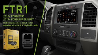 iDatalink Maestro FTR1  Installation tutorial for Ford F150Super duty [upl. by Nnyllatsyrc603]