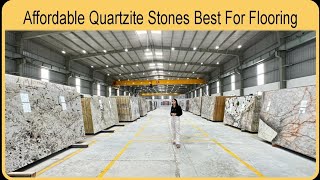 Affordable Quartzite Stones Which Are Best For Flooring  Exotic Stone Varieties At Sai Granito [upl. by Reine142]