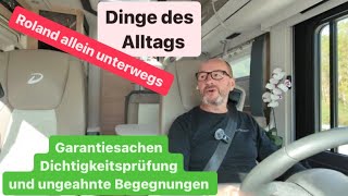 Wohnmobiltour nach Bad Waldsee zu Hymer  Garantiefälle Dichtigkeitsprüfung Genussküch [upl. by Pish85]