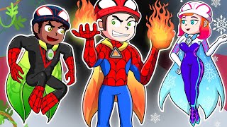 Three Elements Fire Water Air And Earth Please help me  Marvels Spidey amp His Amazing Friends [upl. by Enylhsa]