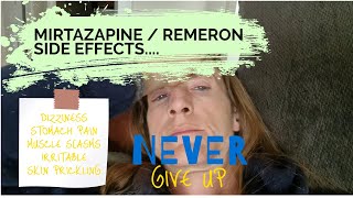 Remeron  Mirtazapine Side Effects and MASSIVE Withdrawal Side Effects [upl. by Aitnohs]