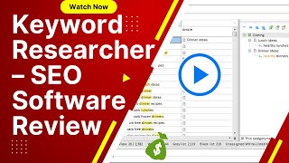 Keyword Researcher Pro Review – SEO Software [upl. by Anesor]