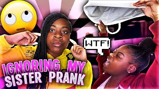 IGNORING MY SISTER FOR 24 HOURS PRANK [upl. by Sylado844]