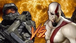 Master Chief vs Kratos RAP BATTLE [upl. by Jason]