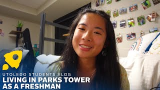 UToledo Students Vlog Living in Parks Tower as a Freshman with Joelle [upl. by Krall]