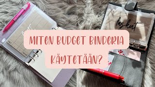 Miten budget binderia käytetään  WithLoveEmilia  Budget with Sini [upl. by Peppie472]