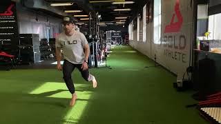 Oscillatory Leaps  Lateral  Split Stance  Low [upl. by Naujd]