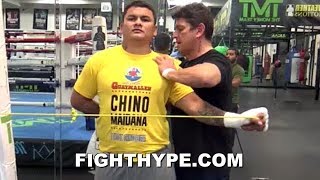 MARCOS MAIDANA TRAINING AT MAYWEATHER BOXING CLUB BEGINS ROAD BACK AFTER 4YEAR LAYOFF [upl. by Fong463]