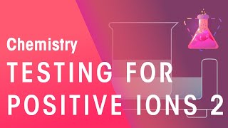 Testing For Positive Ions  part 2  Chemical Tests  Chemistry  FuseSchool [upl. by Rogovy729]