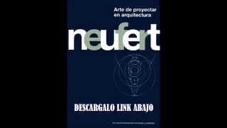 ARTE DE PROYECTAR EN ARQUITECTURA NEUFERT [upl. by Iknarf]