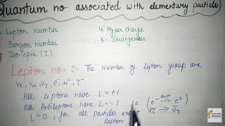 How to find Baryon no Lepton no Isospin elementary particles NUCLEAR PHYSICS PART2 [upl. by Graham706]