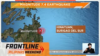 Magnitude74 na lindol yumanig sa Mindanao kagabi Ilang eksena ng lindol nakuhanan ng video [upl. by Stuppy]