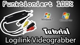 Logilink Videograbber unter Windows Vista  Windows 7 32 und 64 bit verwenden [upl. by Akim]