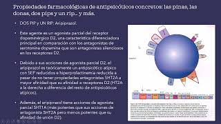 Psicofarmacología UNED  Tema 5 Parte 7 [upl. by Oicnerolf]