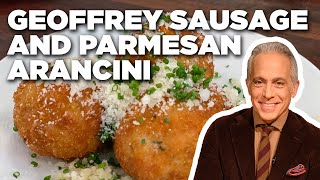 Geoffrey Zakarians Sausage and Parmesan Arancini  The Kitchen  Food Network [upl. by Cade]