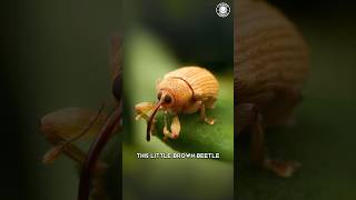 Acorn Weevil 🐞 This Tiny Bug DRILLS [upl. by Lucila]