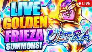 ULTRA Golden Frieza SUMMONS LIVE Dragon Ball Legends Banner Summons [upl. by Maddi]