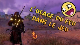 LUSAGE DU FEU  ASSASSINS CREED ORIGINS  FR [upl. by Sarge297]