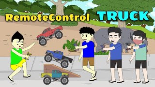 Remote Control MonsterTruck  Pinoy Animation [upl. by Einnahc]