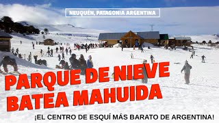 🏂🏂 Así es el cerro BATEA MAHUIDA el centro de esquí MÁS BARATO de Argentina ⛄⛄ [upl. by Olinde559]