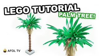 LEGO 2Minute PALM TREE Tutorial [upl. by Akira]