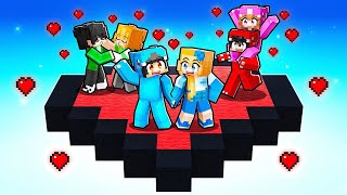 Omz amp Crystal on ONE HEART in Minecraft With Crazy Fan Girl [upl. by Aimak205]