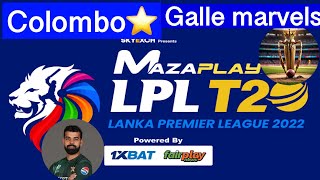 Colombo stars Vs Galle MarvelsLanka leagueLPLcricket king [upl. by Drofiar]