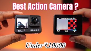 Best Action Camera under ₹10000 in 2023  IZI ONE Action Camera Review  Tamil [upl. by Eelarak141]