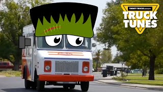 Cant Wait for Halloween  quotMonsterquot Trucks  Truck Tunes for Kids  Twenty Trucks Channel [upl. by Walley]