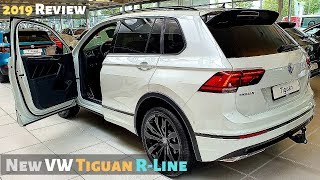 New VW Tiguan RLine 2019 Review Interior Exterior [upl. by Anoit333]