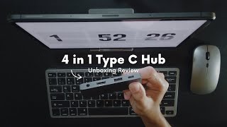 4 in 1 Type C Hub Unboxing Review [upl. by Kenlay]