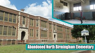 Exploring the Abandoned North Birmingham Elementary Shooting Basketballs [upl. by Laertnom]