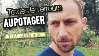 Je vous partage MES ERREURS au POTAGER  permaculture cuisine potager [upl. by Meredi]