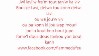 Jwi laviw Lyrics BC Barikad crew [upl. by Ajak]