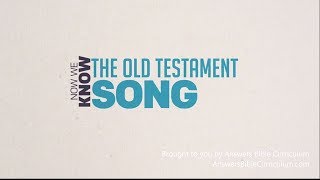 Now We Know the Old Testament Song for Answers Bible Curriculum [upl. by Koa45]