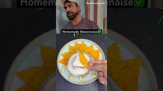 Homemade Mayonnaise Easy ampHealthy Recipe by Fitness Coach Nitesh Soni shorts [upl. by Ashby]