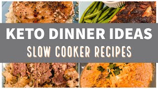 KETO DINNER IDEAS  Keto Slow Cooker Recipes  Suz and The Crew [upl. by Pazice898]