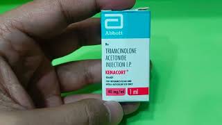 Triamcinolone Acetonide Injection Uses Side Effects In Hindi  Kenacort Injection 40 mgml In Hindi [upl. by Gagliano966]