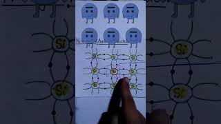 N Type Semiconductor  semiconductor amp electronics class 12 physics shorts [upl. by Pooi]