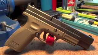 Springfield XD9 with Midnight Bronze FDE Cerakote and Nitre Blue Control Group [upl. by Lenore333]