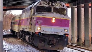 Boston MBTA Commuter Trains [upl. by Sidoeht538]