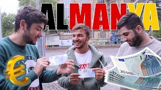 ALMANYADA 20 EURO İLE BİR GÜN GEÇİRMEK  KAÇAK TREN [upl. by Rebm]