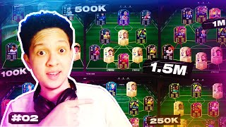 I BUILD YOUR TEAMS FIFA 22 100K 150K 200K 250K 400K 500K 1M 15M HYBRID SQUAD BUILDER [upl. by Kirima]